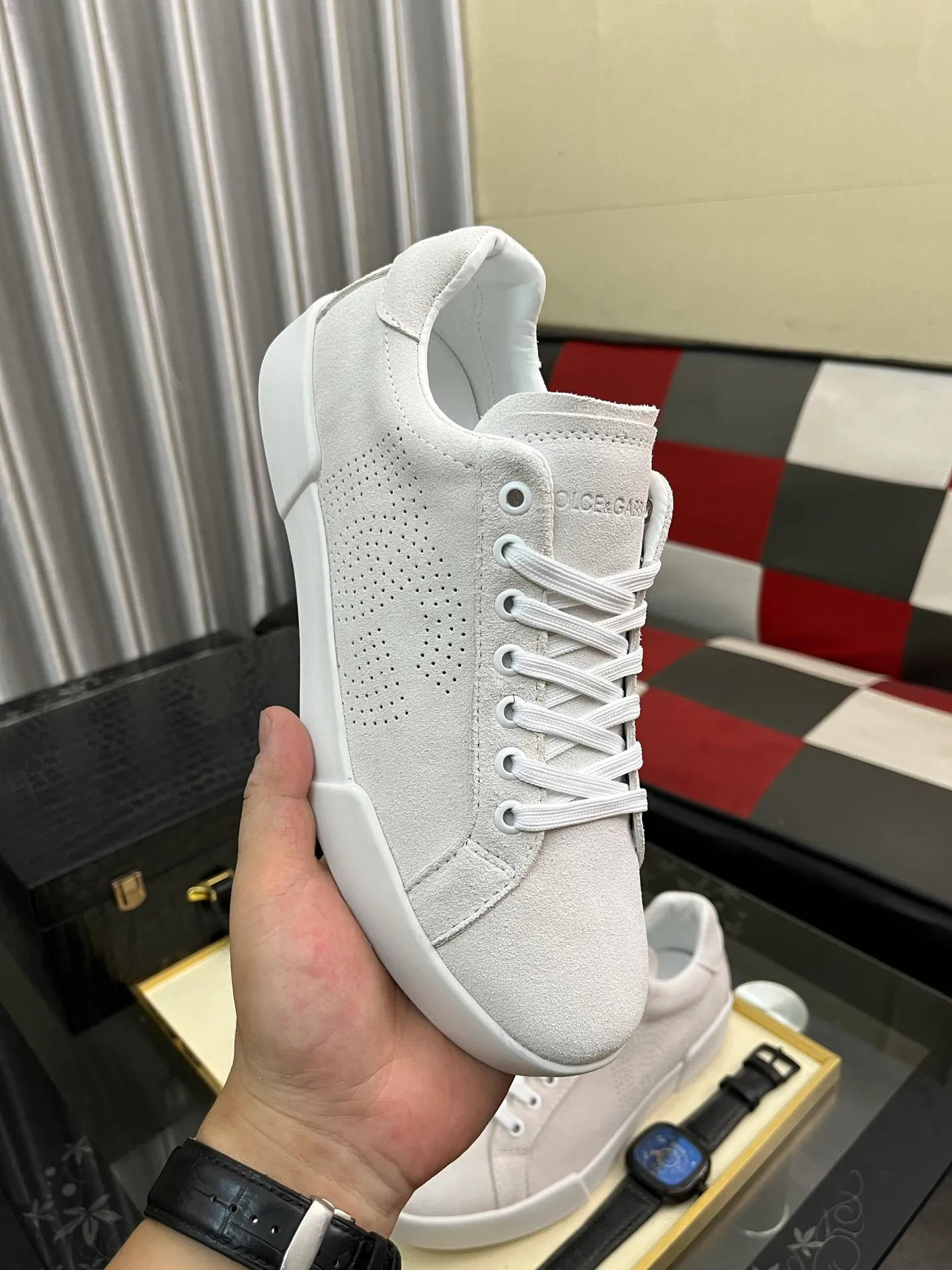 Men's shoes 💰420⌚️⌚️【Dg～】Men's casual shoes 2025z cabinet sales simultaneously 🔶Size: 35-46#️⃣ 🔷1 color🔜The upper is made of multi-material splicing ➕Genuine leather lining, comfortable and breathable, sole: original comfortable and wear-resistant outsole, ⚠️real thing📱photographed🎬real thing is better📢📢📢